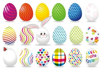 bunte Ostereier