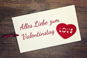 greeting card - valentine&acute;s day