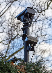 Kameraüberwachung zur Sicherheit an einem Gründstück