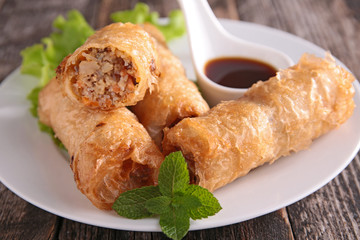 spring roll - obrazy, fototapety, plakaty