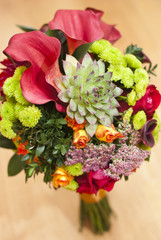 Beautiful wedding bouquet