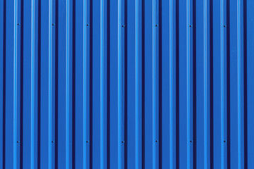 Blue metal siding wall texture