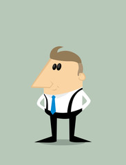 Cartoon businessman