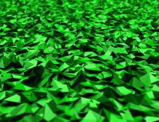 Abstract Green Jittered Background