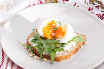 sandwiches with eggs