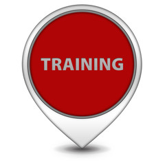 Training pointer icon on white background