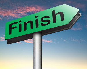 finish line