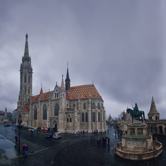 Roman Catholic Matthias Church, Buda's Castle in Budapest