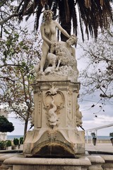 Fototapeta na wymiar Statue - Fountain in Dubrovnik