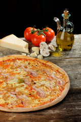 Supreme Pizza with bacon