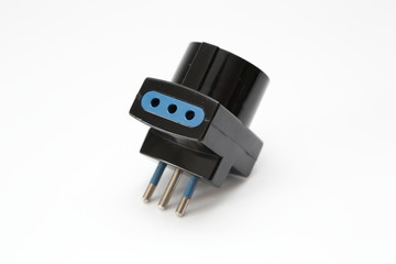 Power cord with plugs and sockets