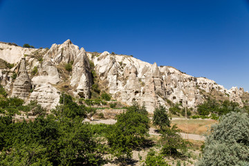 Fototapeta na wymiar Cappadocia. Mountain valley in the National Park of Goreme