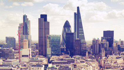 Obraz premium London panorama, view from st. Paul cathedral