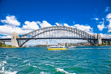 Harbour bridge in Sydney, Australia.