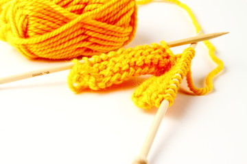 手編みマフラー