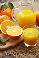 Naklejka na ściany i meble Orange juice