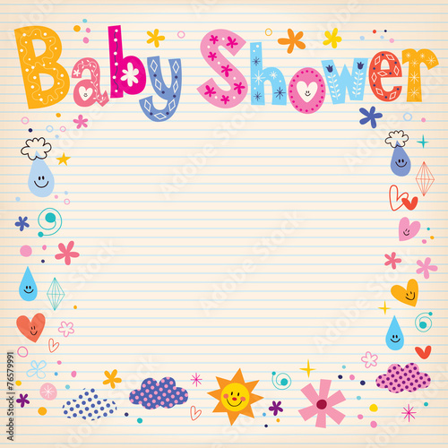 Baby Shower Invitation Card Stock Image And Royalty Free Vector