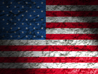 american flag grunge background - 76580995