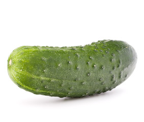 Cucumber vegetable  isolated on white background cutout