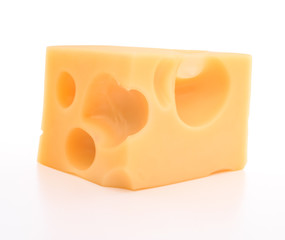 cheese isolated on white background cutout