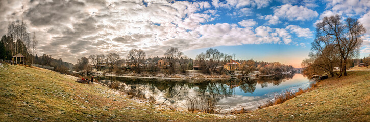 Fototapeta premium Тихий осенний день A quiet autumn day