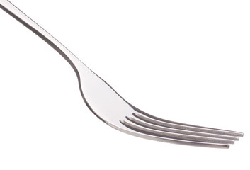 Fork isolated  on white background cutout