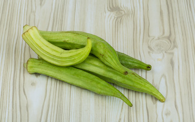 Fototapeta premium Okra vegetables