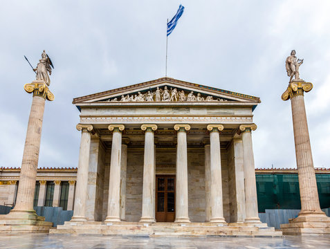 The main building of the Academy of Athens