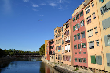 Fototapeta na wymiar View of the city of Girona, Spain
