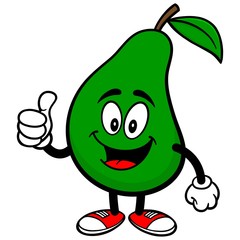 Pear with Thumbs Up