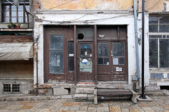 Abandoned shop