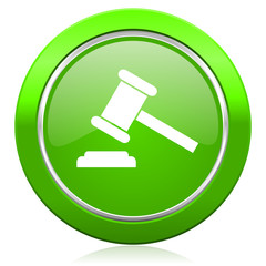 auction icon court sign verdict symbol