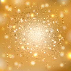 Gold sparkles background