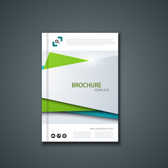 Vector flyer or banner. Brochure template design