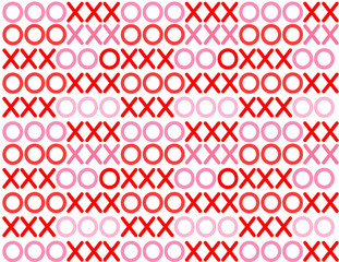 Hugs and kisses background for Valentine's Day, holidays.