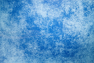 blue wall old cement background