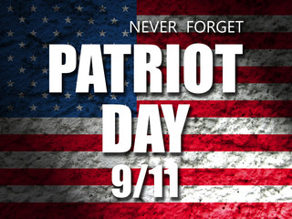 patriot day american flag - 76609581