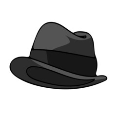 hat isolated illustration