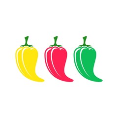 Chilli pepper icons