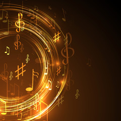 abstract  music background