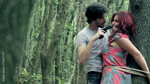 9 Days Whipped Tortured And Chained By A Psychopath "woman tied to a tree is tortured by a maniac psychopath criminal