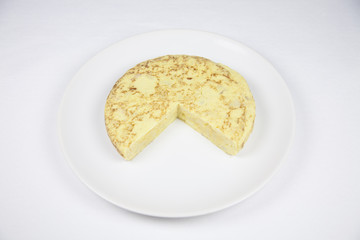 spanish omelette without piece