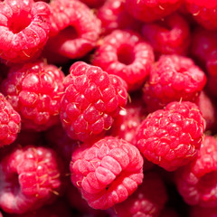 Raspberry closeup