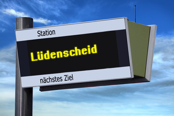 Anzeigetafel 6 - L&uuml;denscheid