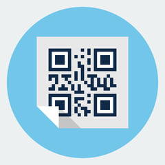 Vector QR code icon