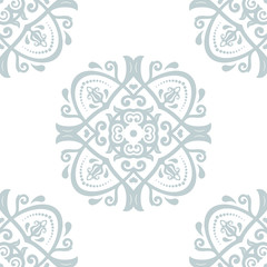 Damask Seamless Vector Pattern. Orient Background