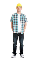 Portrait of an handsome engineer