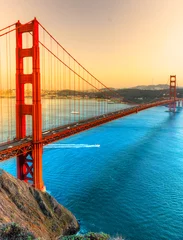 Tischdecke Golden Gate, San Francisco, Kalifornien, USA. © Luciano Mortula-LGM