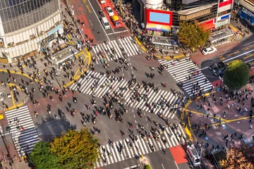 Fotobehang Shibuya Crossing, Tokio, Japan. © Luciano Mortula-LGM