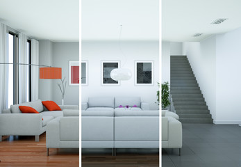modernes Loft Interieur Design
